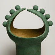 Ceramic Green Sculpture
