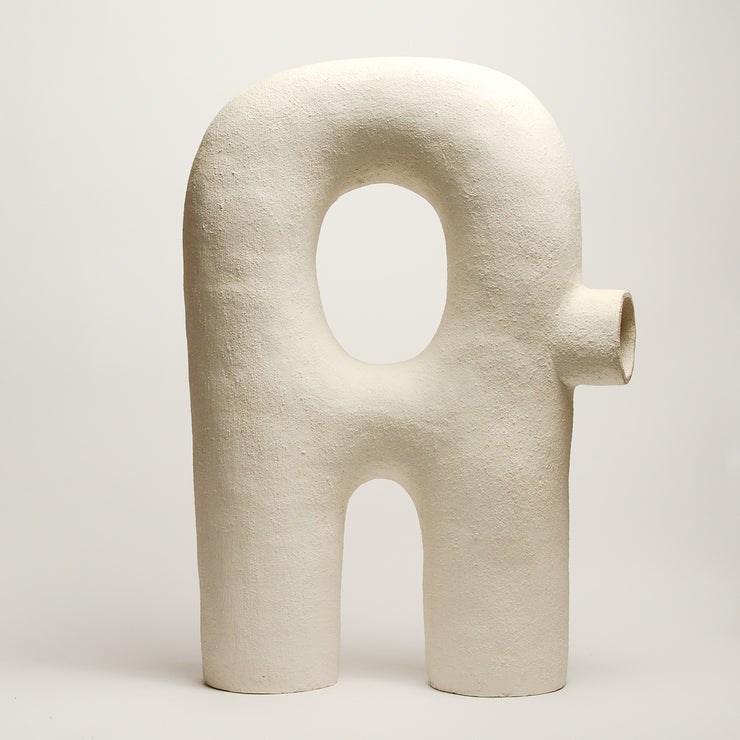 Ceramic White Sculpture