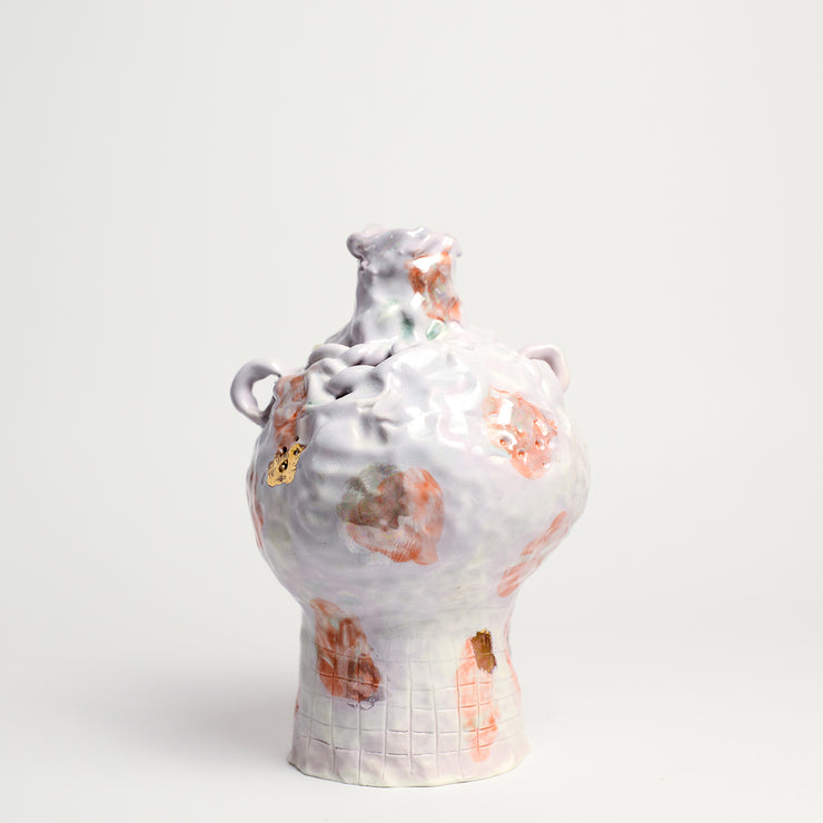 Peach Ceramic Vessel Handmade By Melbourne Ceramicist Tessy King