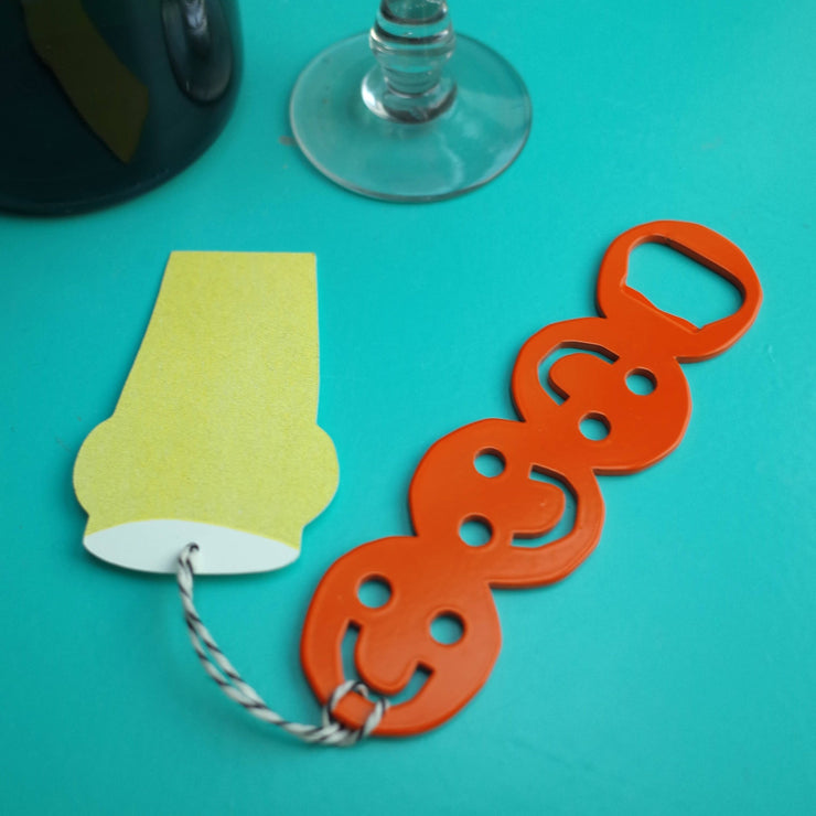 Orange Cheersie bottle opener