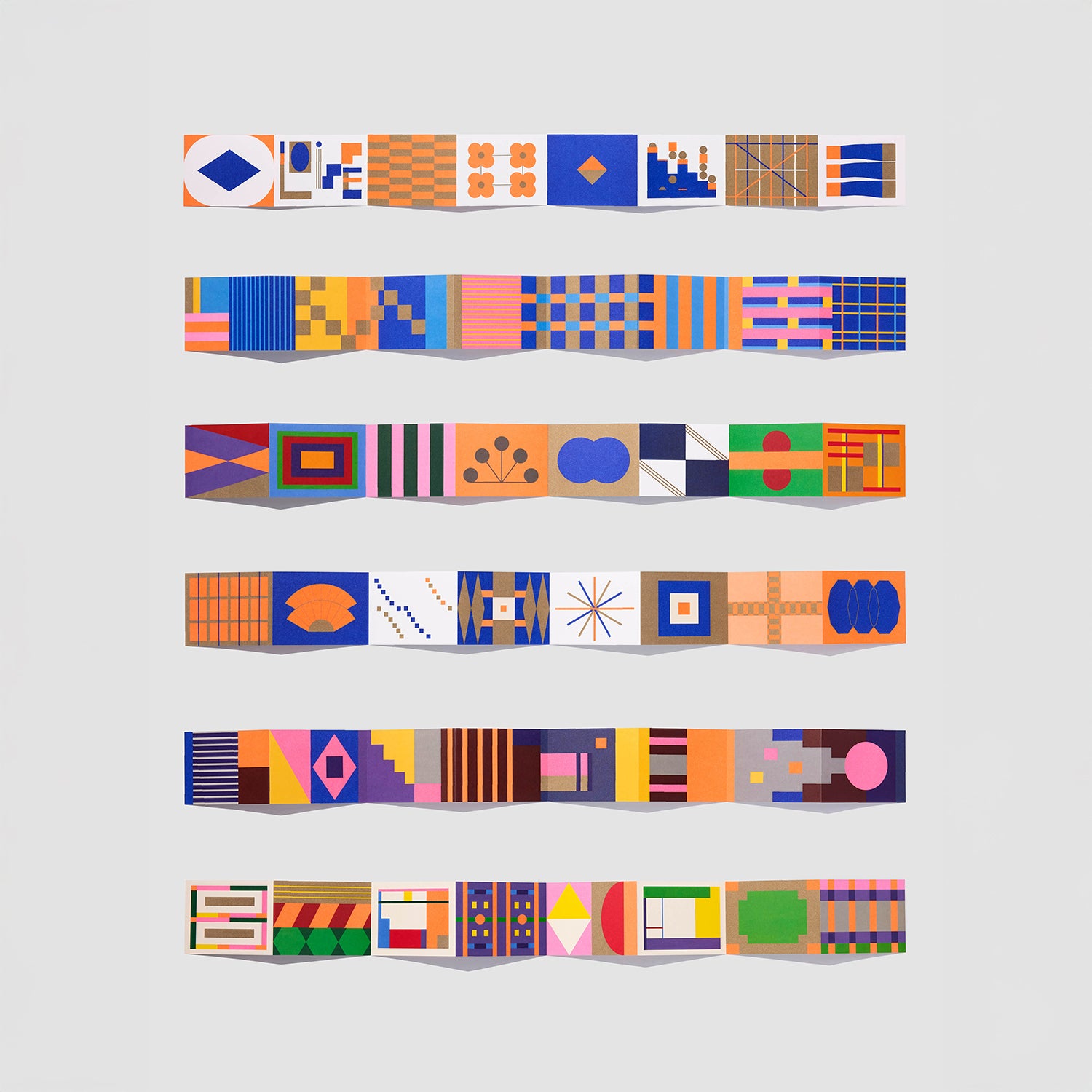 Blue Ink Postcard Box