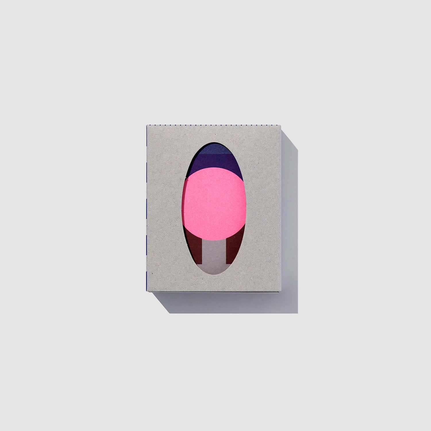 Blue Ink Postcard Box