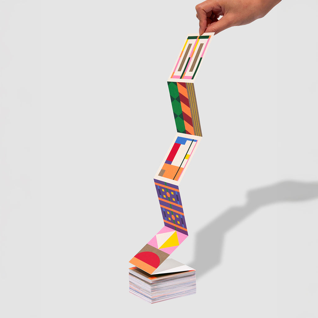 Blue Ink Postcard Box