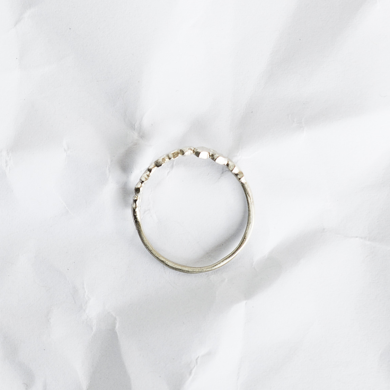 Sterling silver earrings handmade by Melbourne contemporary jeweller Aphra Ellen