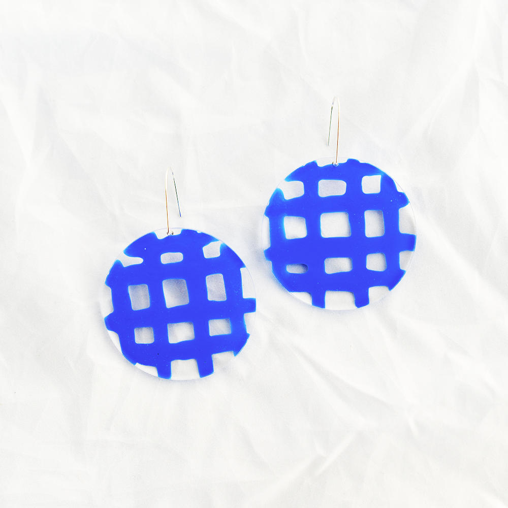 'Bathroom Tiles' Earrings