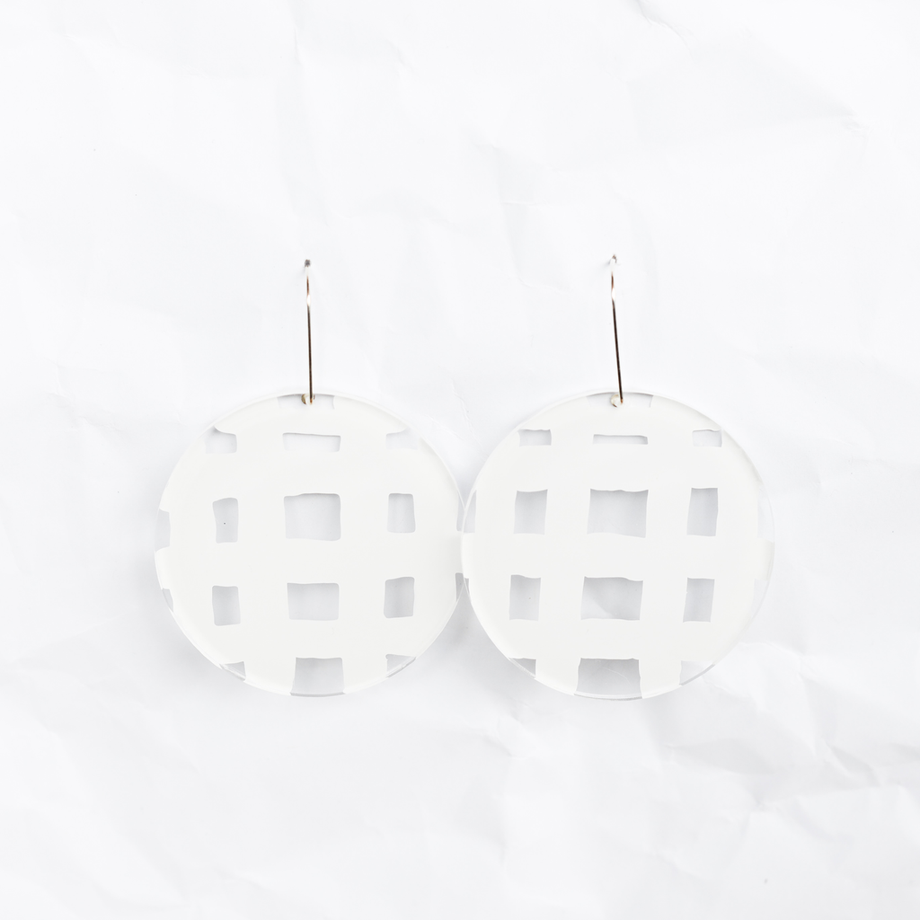 'Bathroom Tiles' Earrings
