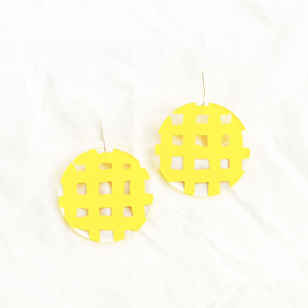 'Bathroom Tiles' Earrings