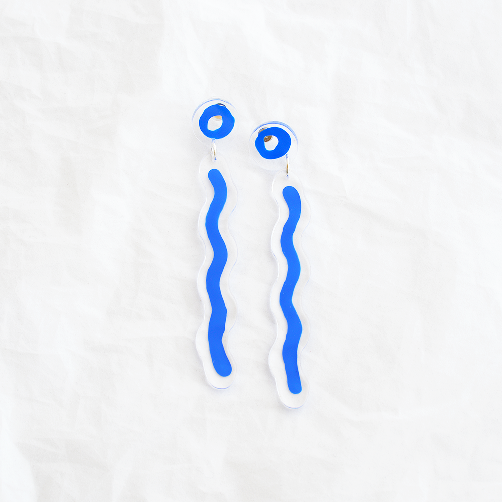 'Blurred Lines' Earrings