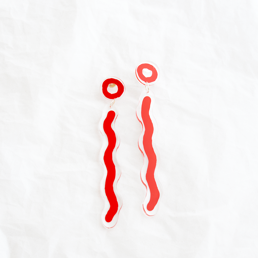 'Blurred Lines' Earrings