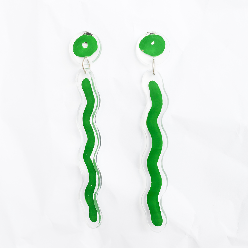 'Blurred Lines' Earrings