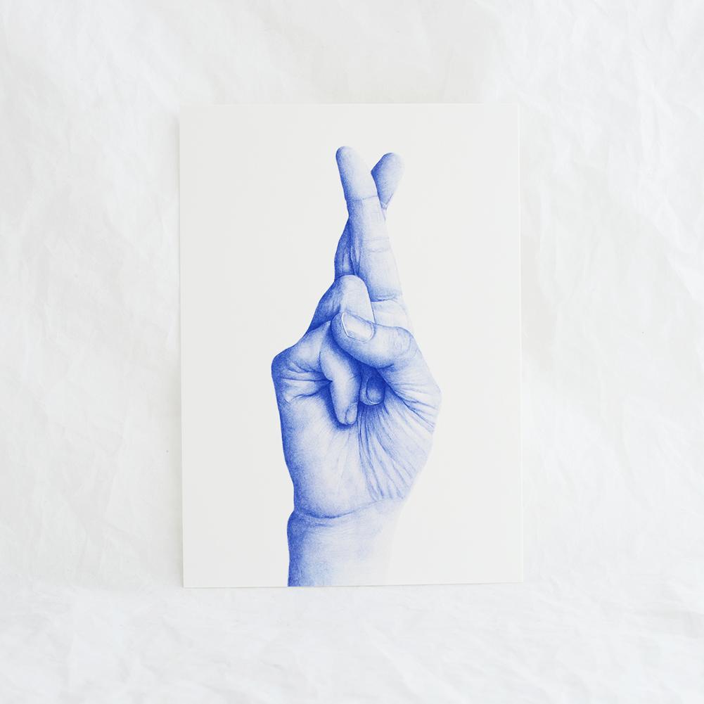 'Hand Gestures' A5 Prints (Set of 7)
