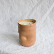 Ceramic candle vase by James Lemon and You me & bones