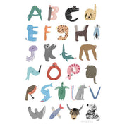 A3 Print - Min Pin's ABC Of Animals