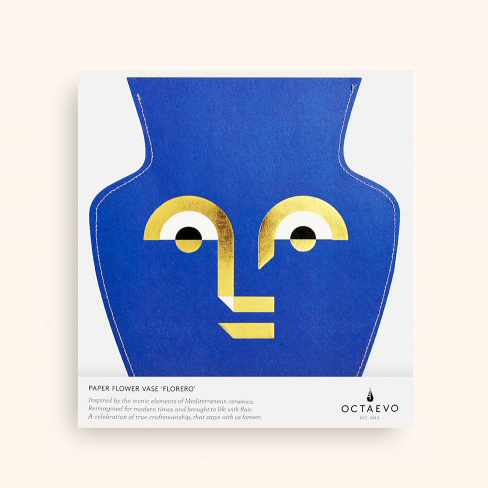 Paper Flower Vase By Barcelona-based Design Brand Octaevo