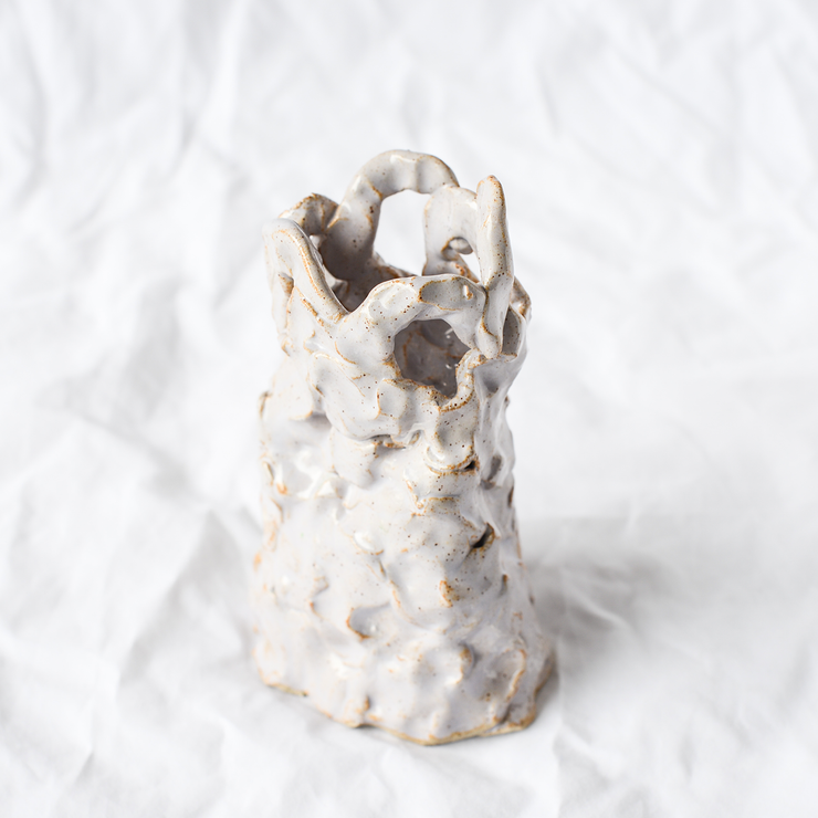 Ceramic Candle Holder Handmade By Melbourne Ceramicist Tessy King
